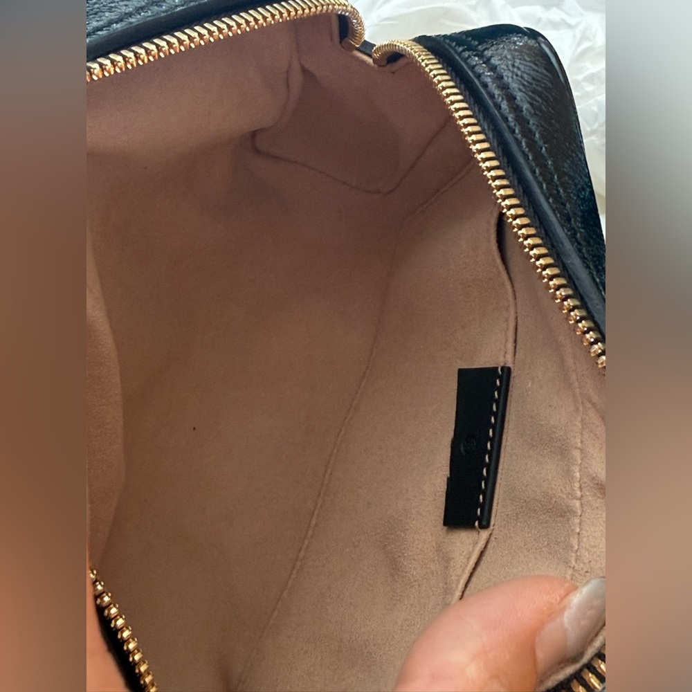 Gucci Black and Brown Belt Bag with Gold Accents - Picture 9 of 16